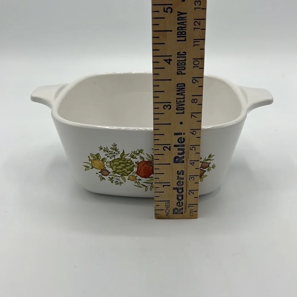 CORNINGWARE 2 3/4 CUP SMALL DISH VINTAGE LE PERSIL